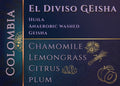 Colombia El Diviso Anaerobic Washed Geisha