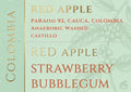(NEW)Colombia El Paraiso 92 Red Apple ana. washed Castillo